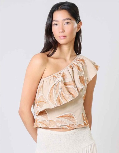 TOP VOLANTE ESTAMPADO