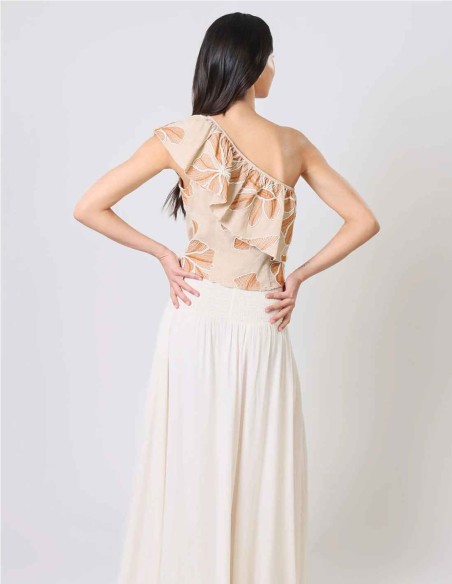 TOP VOLANTE ESTAMPADO