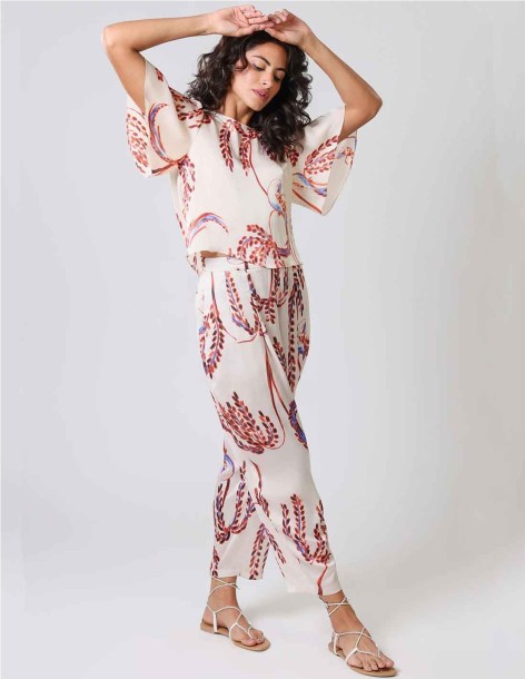 PANTALON FLORAL