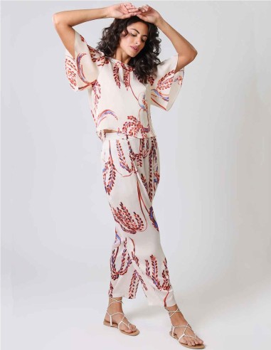 PANTALON FLORAL