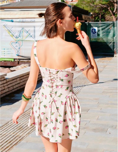 VESTIDO BUSTIER DE LUMINA