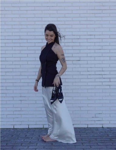 FALDA RASO DE LUMINA