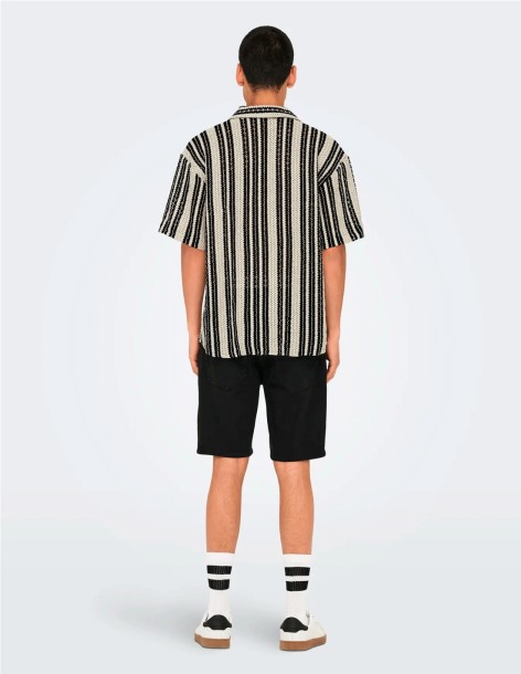 CAMISA CROCHET DE ONLY&SONS 2