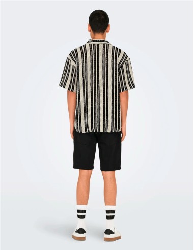 CAMISA CROCHET DE ONLY&SONS