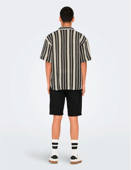 CAMISA CROCHET DE ONLY&SONS
