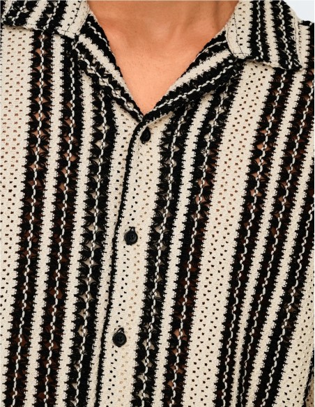 CAMISA CROCHET DE ONLY&SONS