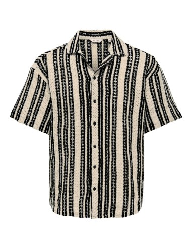 CAMISA CROCHET DE ONLY&SONS
