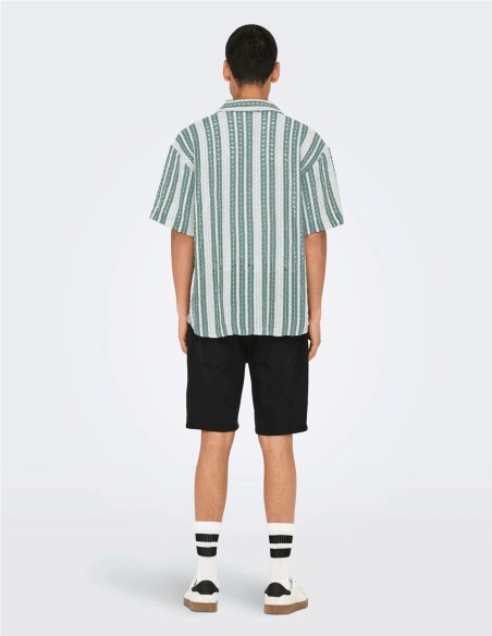 CAMISA CROCHET DE ONLY&SONS