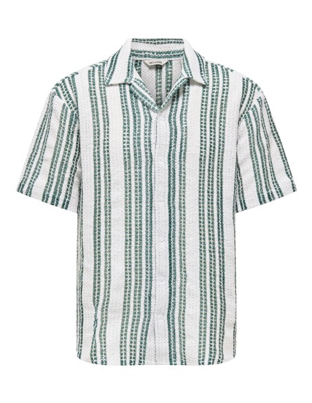 CAMISA CROCHET DE ONLY&SONS