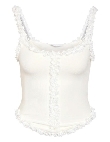 TOP CORSET DE NOISY MAY BLANCO