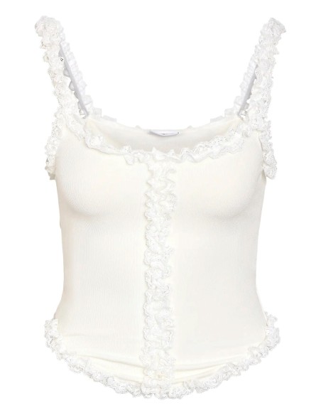 TOP CORSET DE NOISY MAY BLANCO