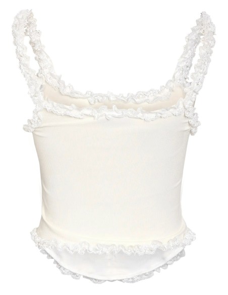 TOP CORSET DE NOISY MAY BLANCO