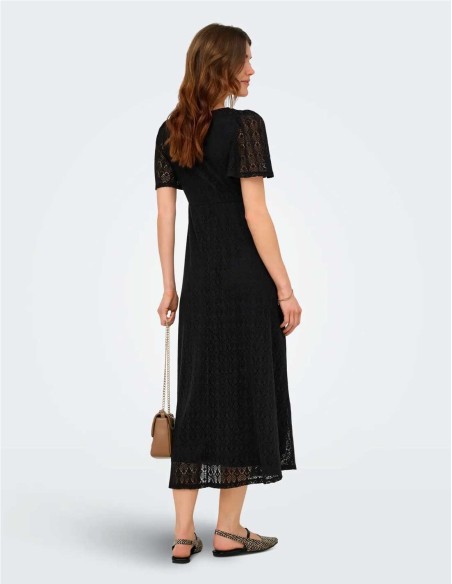 VESTIDO LARGO CROCHET DE ONLY