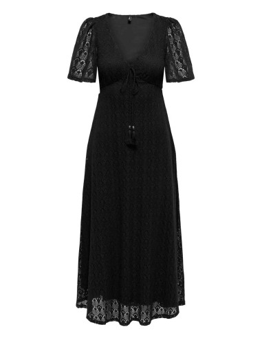VESTIDO LARGO CROCHET DE ONLY