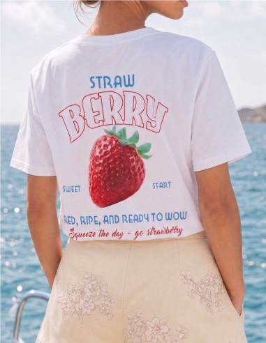 CAMISETA STRAWBERRY DE LUMINA