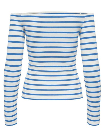 CAMISETA RAYAS MANGA LARGA DE ONLY
