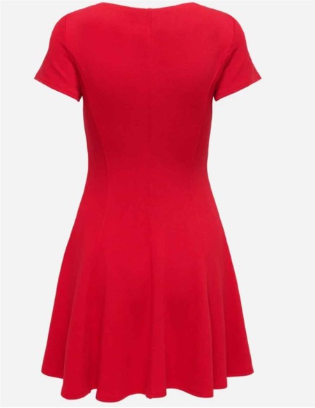 VESTIDO CORTO DE PUNTO ONLY