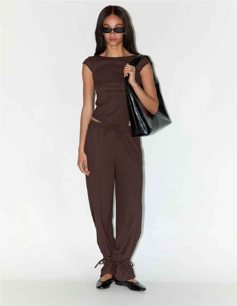 TOP BOAT NECK TEXTURED