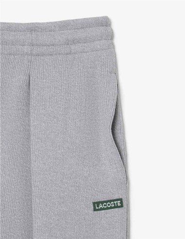 PANTALON DE PUNTO LACOSTE GRIS