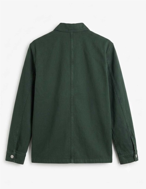 CHAQUETA DENIM VERDE DE LACOSTE 2
