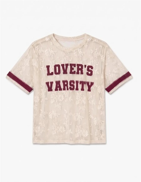 CAMISETA ENCAJE DE VERO MODA