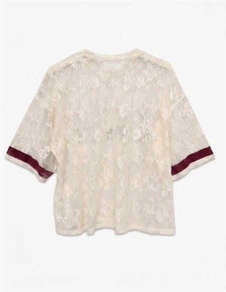 CAMISETA ENCAJE DE VERO MODA