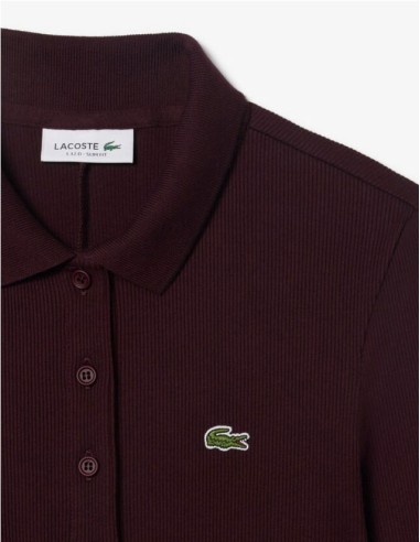VESTIDO ACANALADO DE LACOSTE