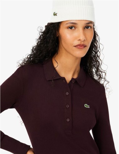 VESTIDO ACANALADO DE LACOSTE