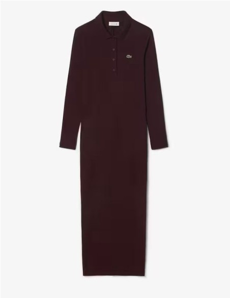 VESTIDO ACANALADO DE LACOSTE