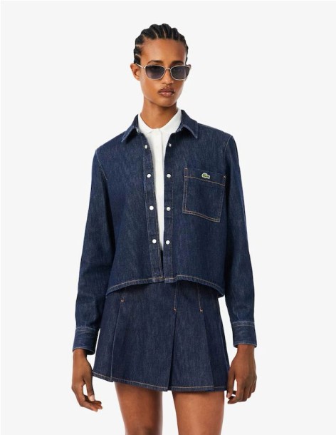 CAMISA DENIM DE LACOSTE