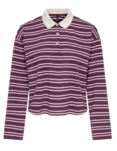 POLO ONLKARY DE ONLY GRANATE