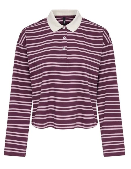 POLO ONLKARY DE ONLY GRANATE