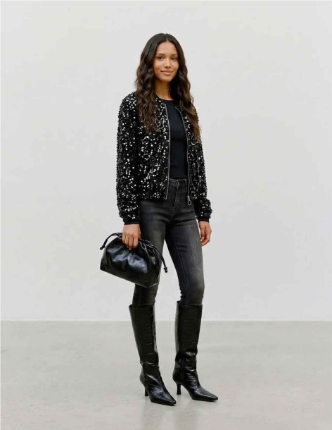 BOMBER LENTEJUELAS DE VERO MODA