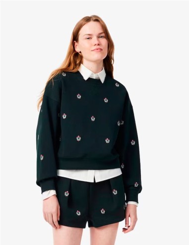 SUDADERA BORDADOS DE LACOSTE