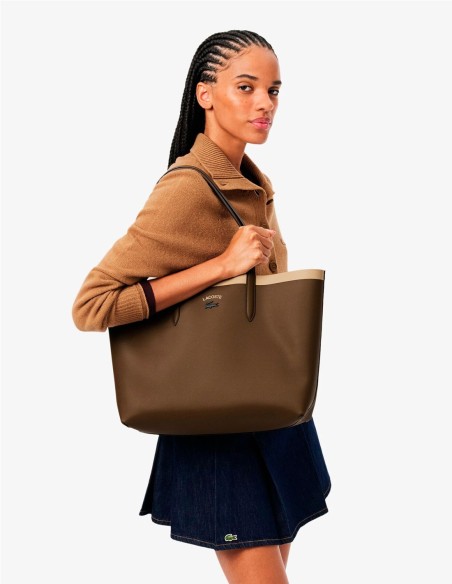 BOLSO SHOPPER REVERSIBLE DE LACOSTE